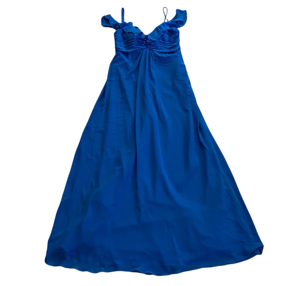 Vintage Y2K Prom Homecoming Bridesmaid Formal Gown Dress Royal Blue Size 12